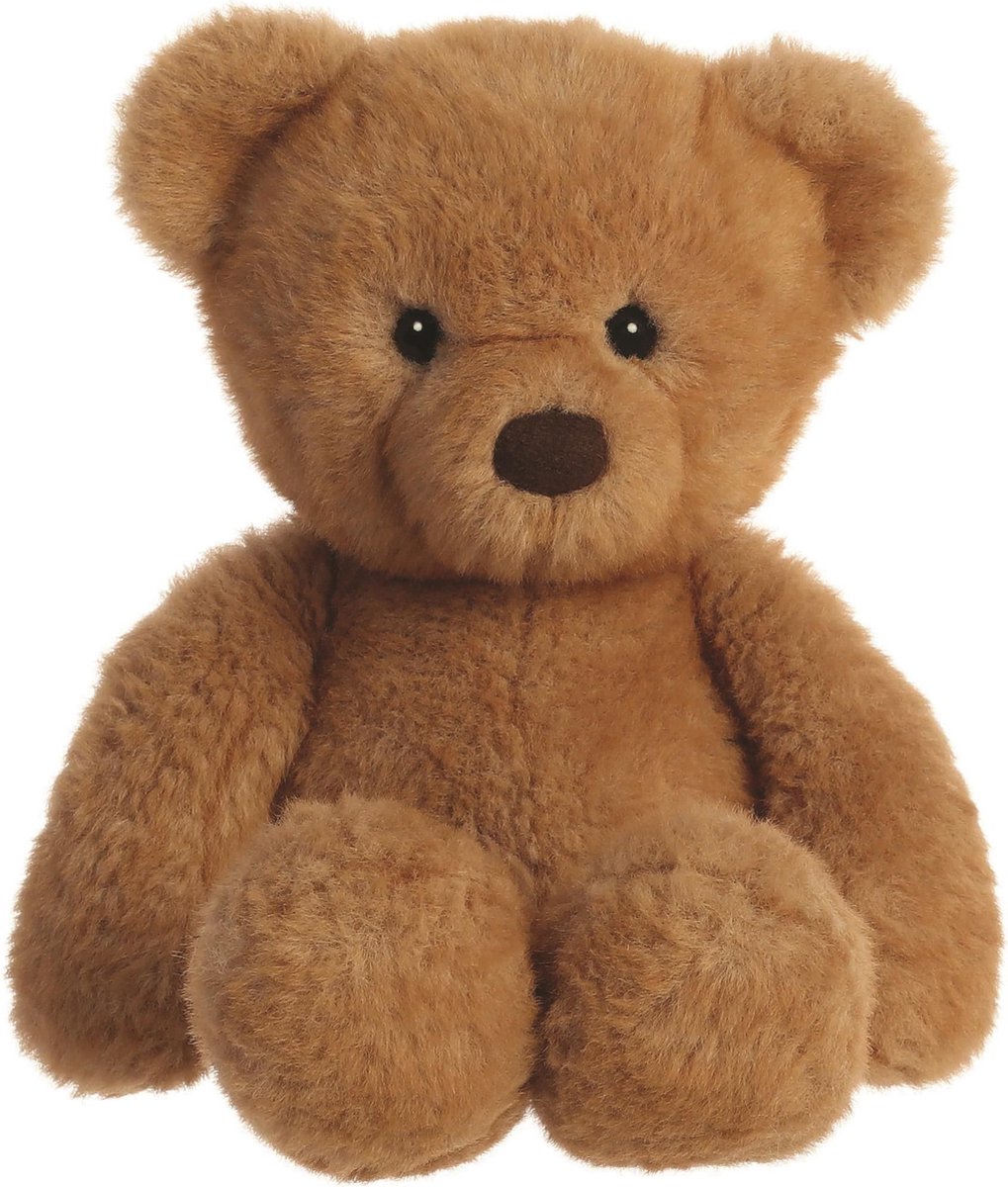 Pluche dieren knuffels bruine teddybeer van 33 cm - Knuffeldieren beren speelgoed
