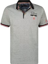 Geographical Norway Denim Polo Shirt Zwart Kblended - XL