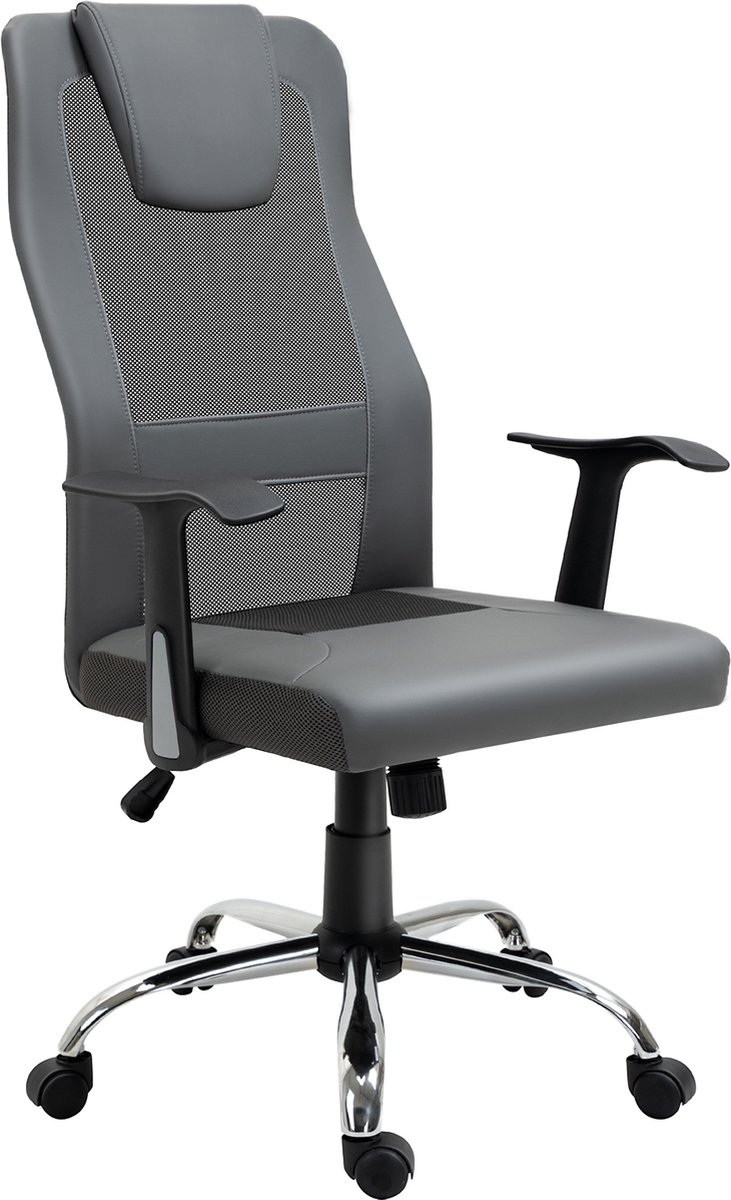 Vinsetto Kantoorstoel draaistoel in hoogte verstelbaar directiestoel ergonomisch bureaustoel 921-141