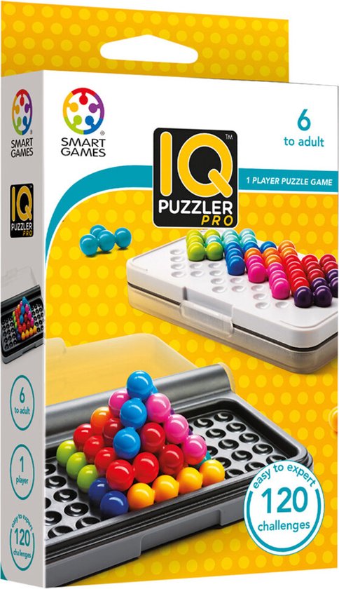 SmartGames - IQ Puzzler Pro - 120 opdrachten - Denkspel