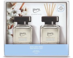 Ipuro Cotton Fields Giftset 2x50ml - Geurstokjes