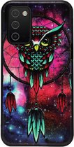ADEL Siliconen Back Cover Softcase Hoesje Geschikt voor Samsung Galaxy A03s - Uil