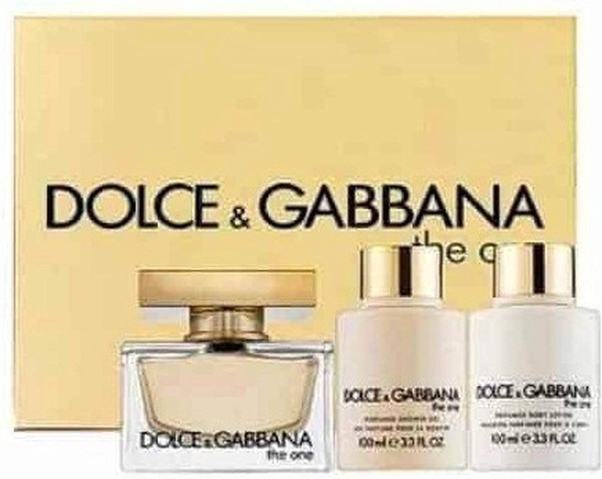 Dolce & Gabbana The One Set 3 Pcs