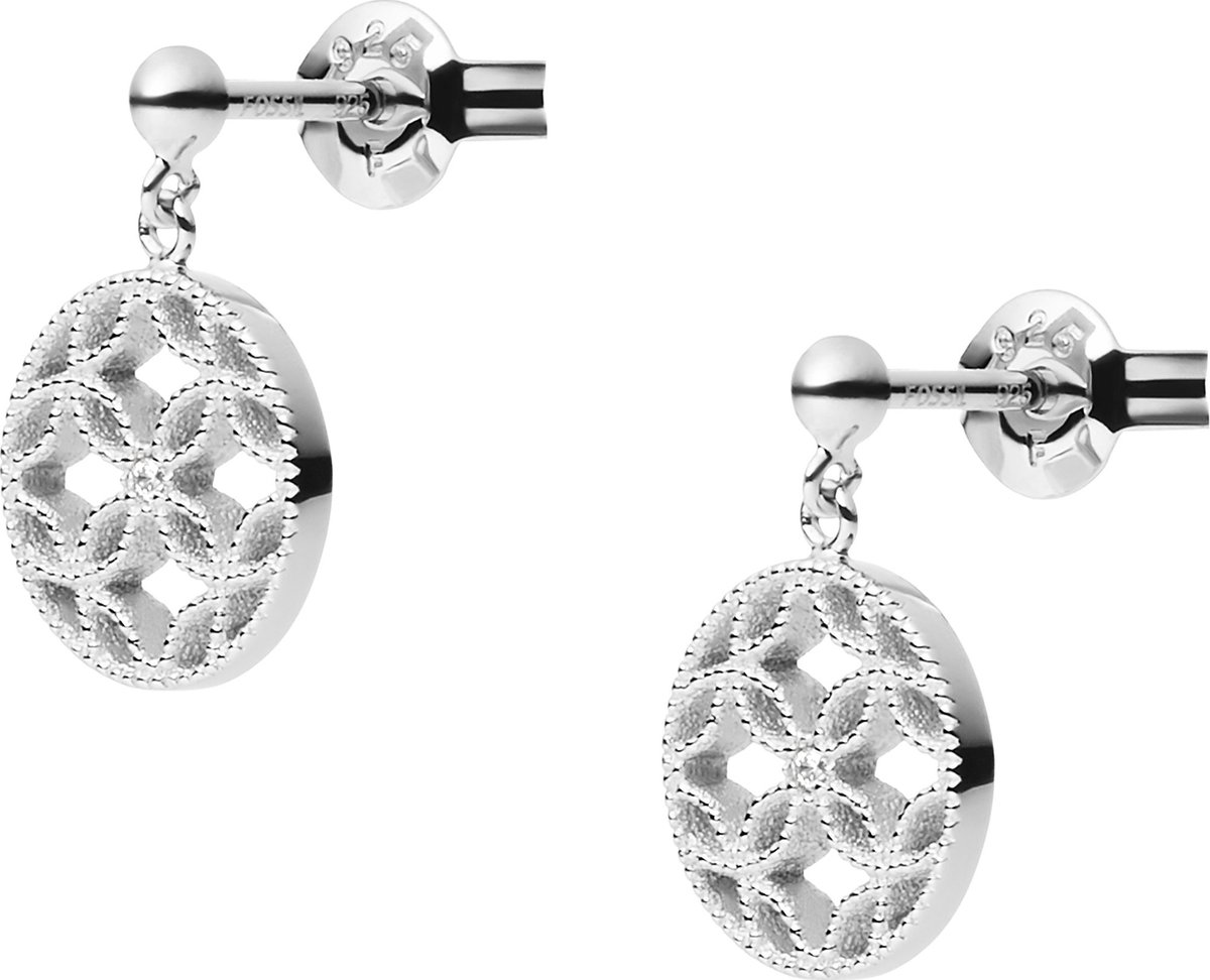 Fossil Oorbellen Dames JFS00524040 zilver