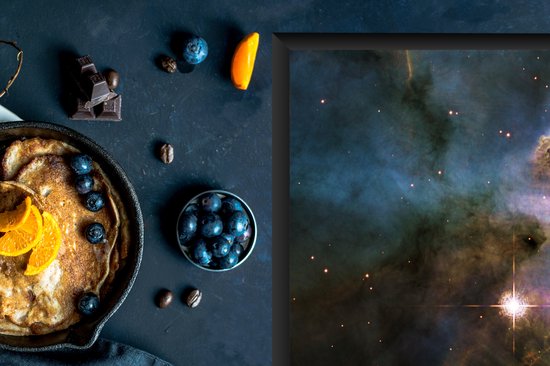 KitchenYeah® Inductie beschermer 78x52 cm - Galaxy - Sterren - Licht - Kookplaataccessoires - Afdekplaat voor kookplaat - Inductiebeschermer - Inductiemat - Inductieplaat mat