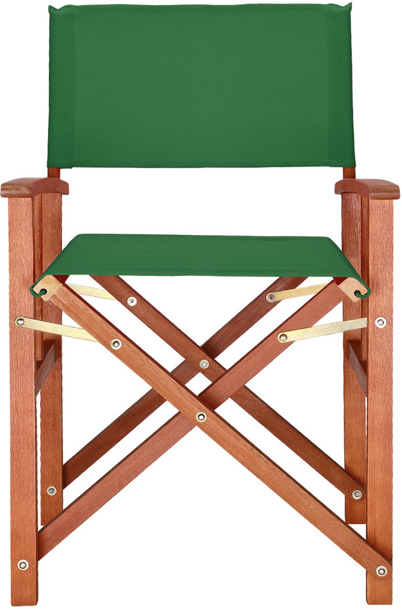 Casaria Tuinstoel Cannes - FSC®-Gecertificeerd Eucalyptushout – Groen