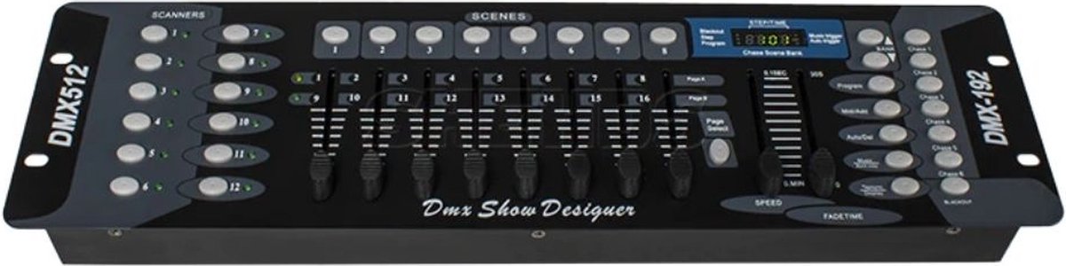 DMX Controller | 192 Kanalen | 240 scènes | Party Light | DMX Licht | Feestlicht | DMX | DJ - Merkloos
