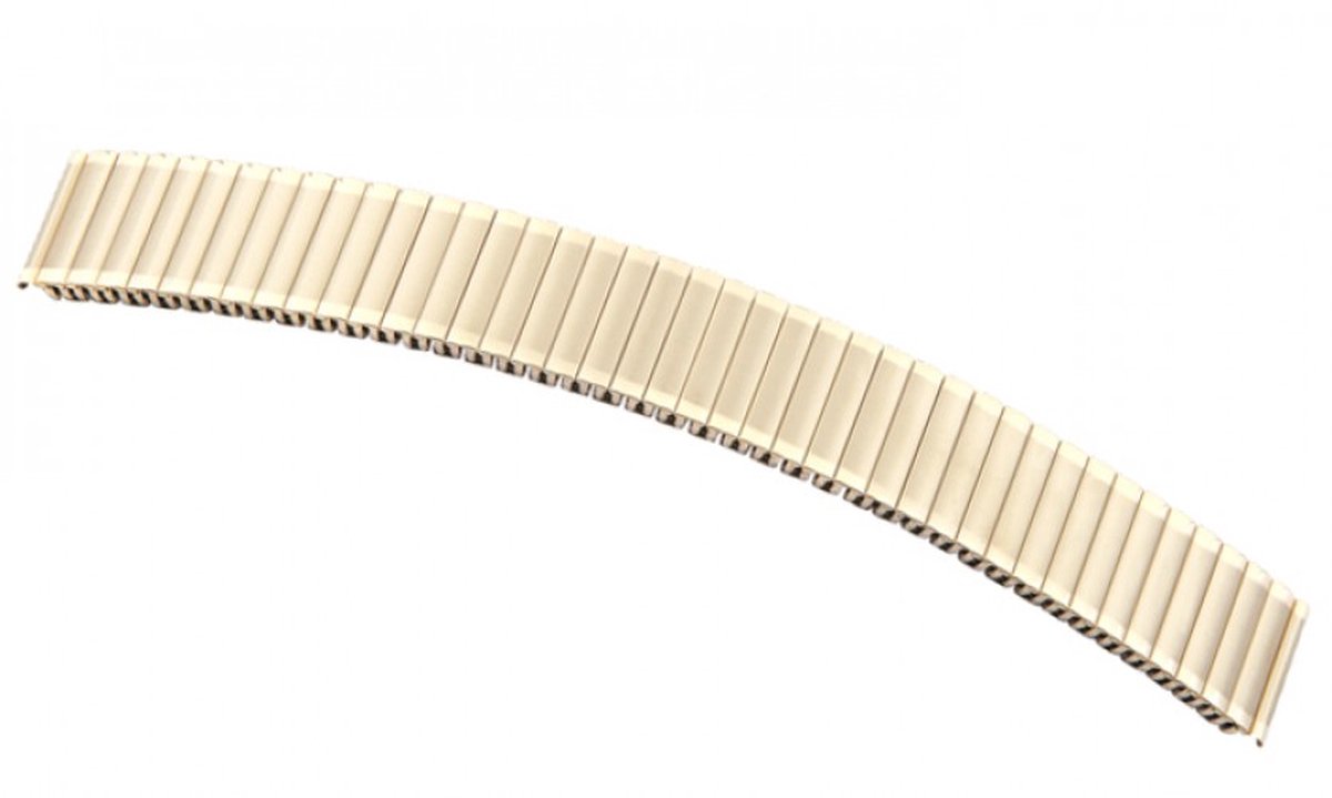 Horlogeband Metaal Flex Double - StaaL - 22mm