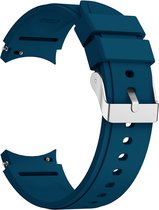 Siliconen bandje - geschikt voor Samsung Galaxy Watch 6 / Watch 6 Classic / Watch 5 / Watch 5 Pro / Watch 4 / Watch 4 Classic - blauw