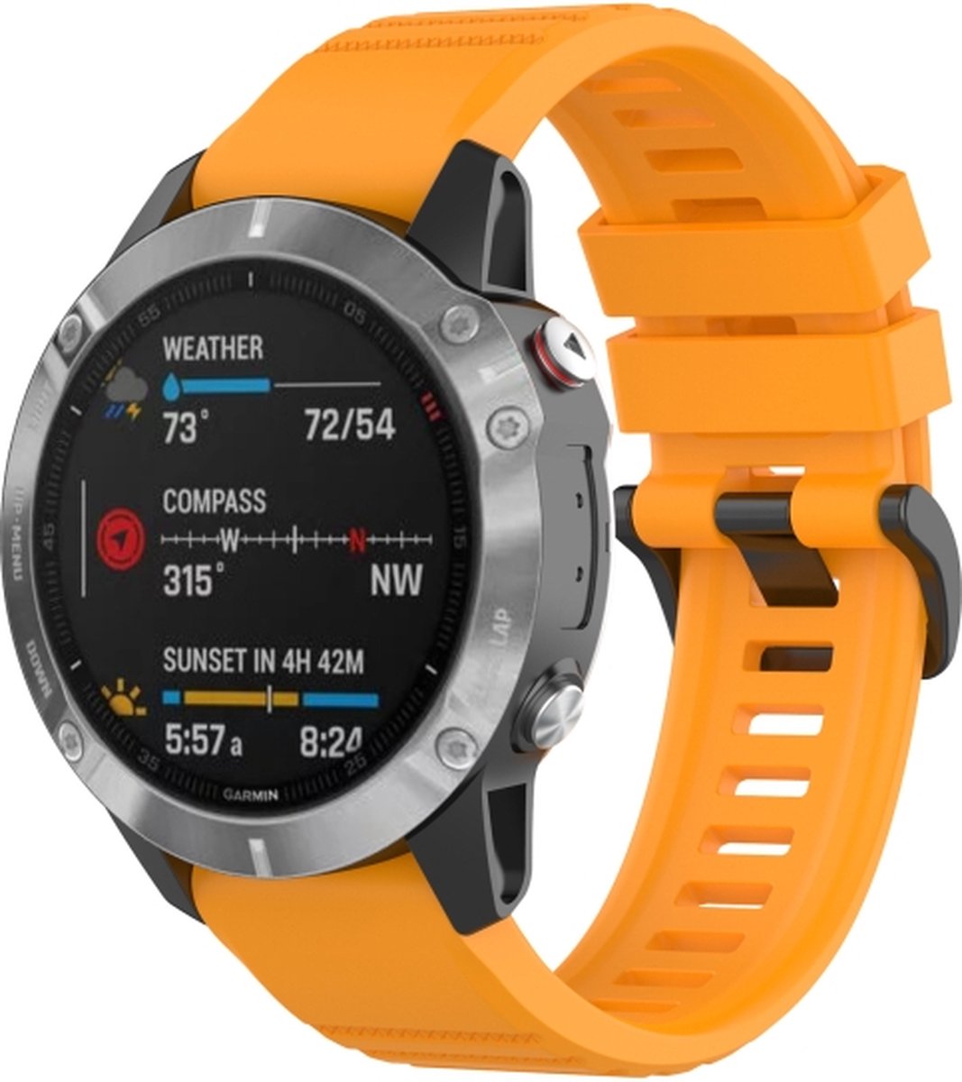 Garmin Forerunner 165 Silicone Classic Strap (Orange