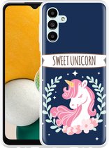 Hoesje geschikt voor Samsung Galaxy A13 5G Sweet Unicorn