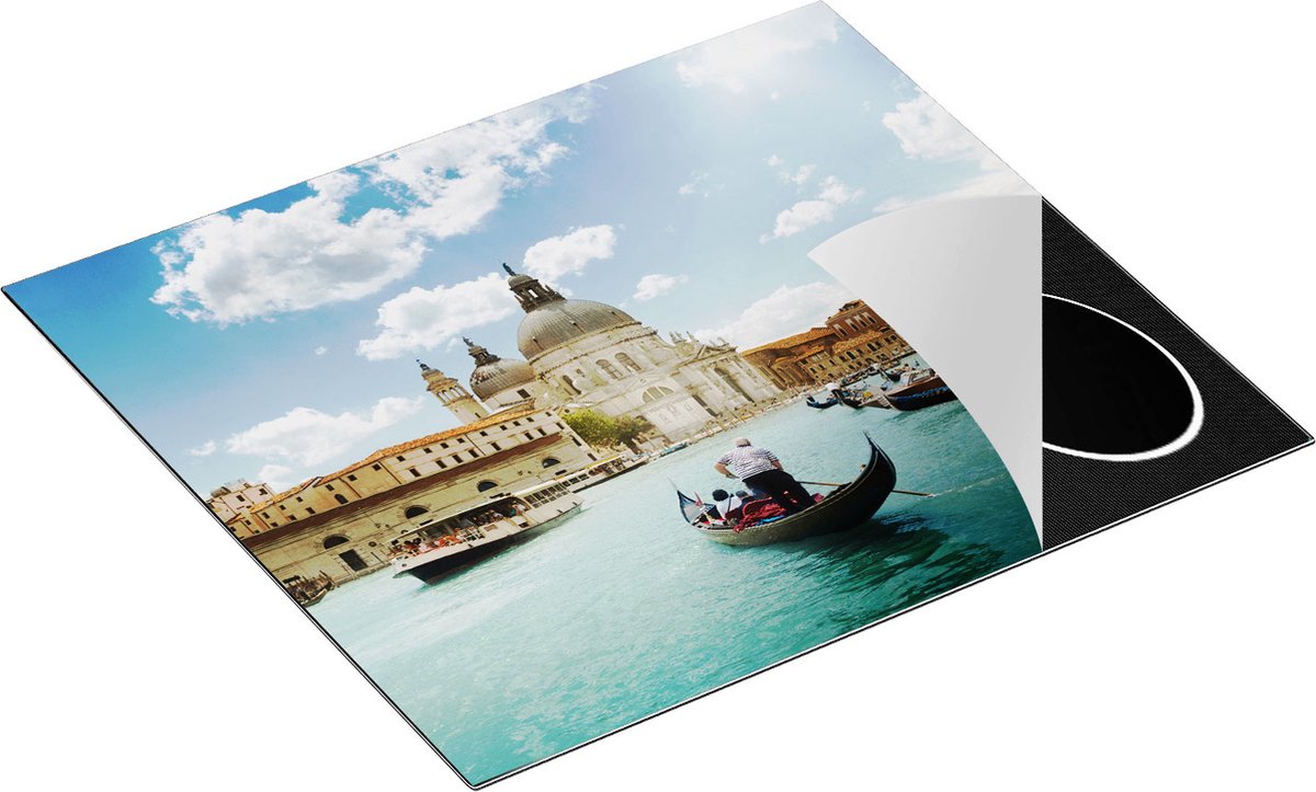 Chefcare Inductie Beschermer Basiliek San Marco in Venetië op het Water - 60x55 cm - Afdekplaat Inductie - Kookplaat Beschermer - Inductie Mat