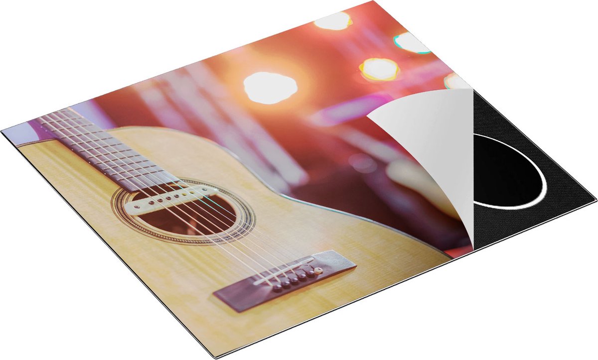 Chefcare Inductie Beschermer Gitaar bij het Podium - 60x55 cm - Afdekplaat Inductie - Kookplaat Beschermer - Inductie Mat