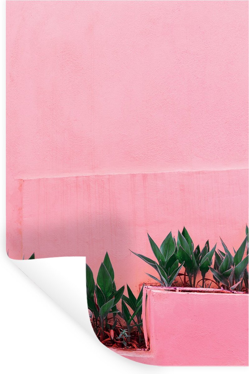 Muurstickers - Sticker Folie - Planten - Zomer - Verf - 60x90 cm - Plakfolie - Muursticker