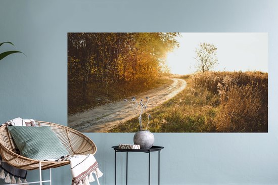 Muurstickers - Sticker Folie - Pad - Natuur - Boom - 120x60 cm - Plakfolie - Muurstickers Kinderkamer - Zelfklevend Behang - Zelfklevend behangpapier - Stickerfolie