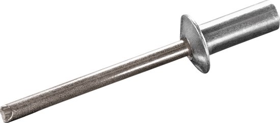 GOEBEL® - 250 x Rivets aveugles fermés 4,8 x 11 mm - Aluminium / Inox A2 - Tête plate - CUP - 2120148110 - ISO15975 - Rivet pop