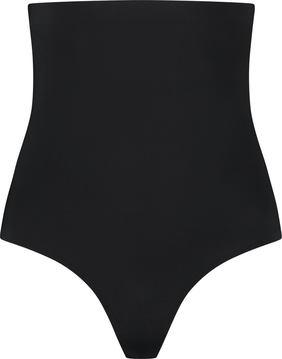 Bye Bra onzichtbare string, hoge taille, lage ondersteuning, naadloos, katoenen kruisje, lichtgewicht, 3 kleuren, S-XXL (zwart, XL)