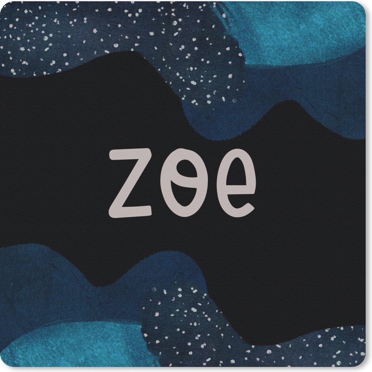 Muismat 30x30 cm - Mousepad Zoe - Pastel - Meisje - Muismatten