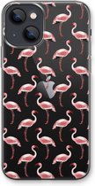 Case Company® - Hoesje geschikt voor iPhone 13 mini hoesje - Flamingo - Soft Cover Telefoonhoesje - Bescherming aan alle Kanten en Schermrand