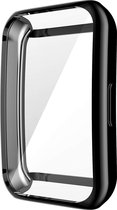 Strap-it TPU case - zwart bescherm hoesje geschikt voor Huawei Band 7 - zwarte beschermhoes voor Huawei Band 7