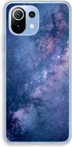 Case Company® - Hoesje geschikt voor Xiaomi Mi 11 Lite hoesje - Nebula - Soft Cover Telefoonhoesje - Bescherming aan alle Kanten en Schermrand