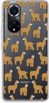 Case Company® - Hoesje geschikt voor Huawei Nova 9 hoesje - Alpacas - Soft Cover Telefoonhoesje - Bescherming aan alle Kanten en Schermrand
