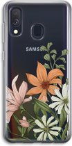 Case Company® - Hoesje geschikt voor Samsung Galaxy A40 hoesje - Floral bouquet - Soft Cover Telefoonhoesje - Bescherming aan alle Kanten en Schermrand