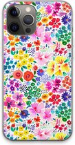 Case Company® - Hoesje geschikt voor iPhone 13 Pro Max hoesje - Little Flowers - Soft Cover Telefoonhoesje - Bescherming aan alle Kanten en Schermrand