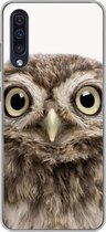 Coque Samsung Galaxy A50 - Hibou - Hibou - Portrait - Yeux - Vogel - Enfants - Garçons - Filles - Coque de téléphone en Siliconen