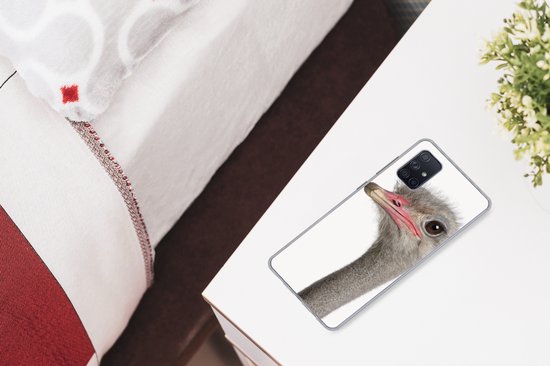 Coque Samsung Galaxy A51 - Autruche - Enfants - Garçons - Filles - Coque de téléphone en Siliconen
