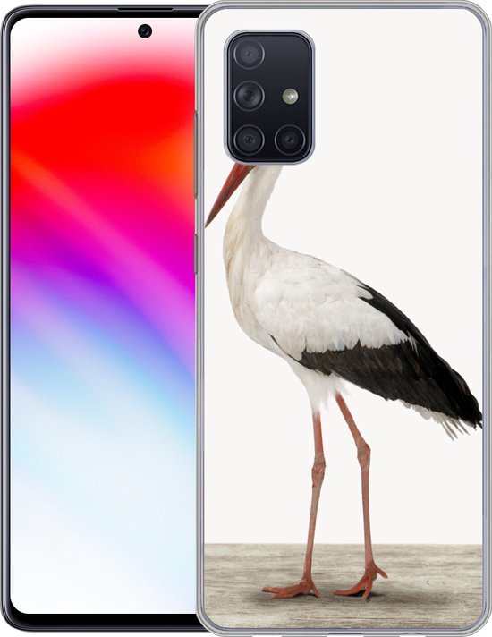 Coque Samsung Galaxy A51 - Garçons - Enfants - Filles - Cigogne - Kids - Coque de téléphone en Siliconen