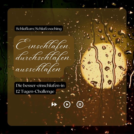 Schlafkurs & Schlafcoaching: Einschlafen, durchschlafen, aus ... - cover
