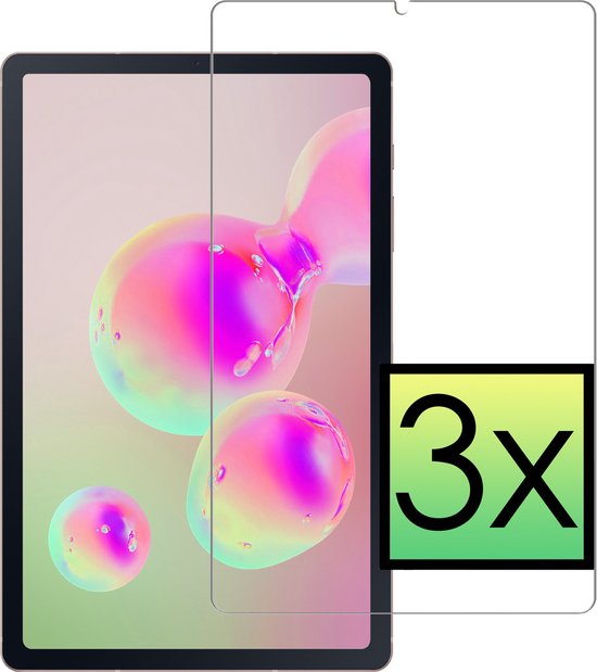 Origineel woede pik Samsung Galaxy S6 Lite Screenprotector Bescherm Glas Screen Protector - 3x  | bol.com