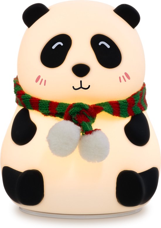 Veilleuse LED Navaris pour enfants - Lampe de chevet avec différentes couleurs de lumière - Batterie rechargeable - Joli motif panda