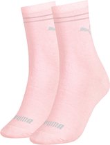 Puma Sock (2-pack) - dames sokken - roze - Maat: 35-38