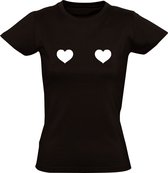 Hartjes Dames T-shirt | Pride | Feminisme | Borsten | Women's Rights | Vrouwenrechten | shirt