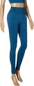 Sportlegging Dames High Waist - Blauw - Maat M - Legging Dames - Sportkleding Dames Legging