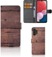 Leuk Case Geschikt voor Samsung Galaxy A13 (4G) Hoesje Old Wood