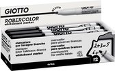 Giotto Robercolor whiteboardmarker, medium, ronde punt, zwart 1stuk