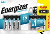 Energizer Max Plus AA Batterij, 1,5 V (blister 8 stuks)