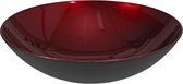 Bol de décoration en plastique rouge - Bols de décoration de table - Accessoires de maison