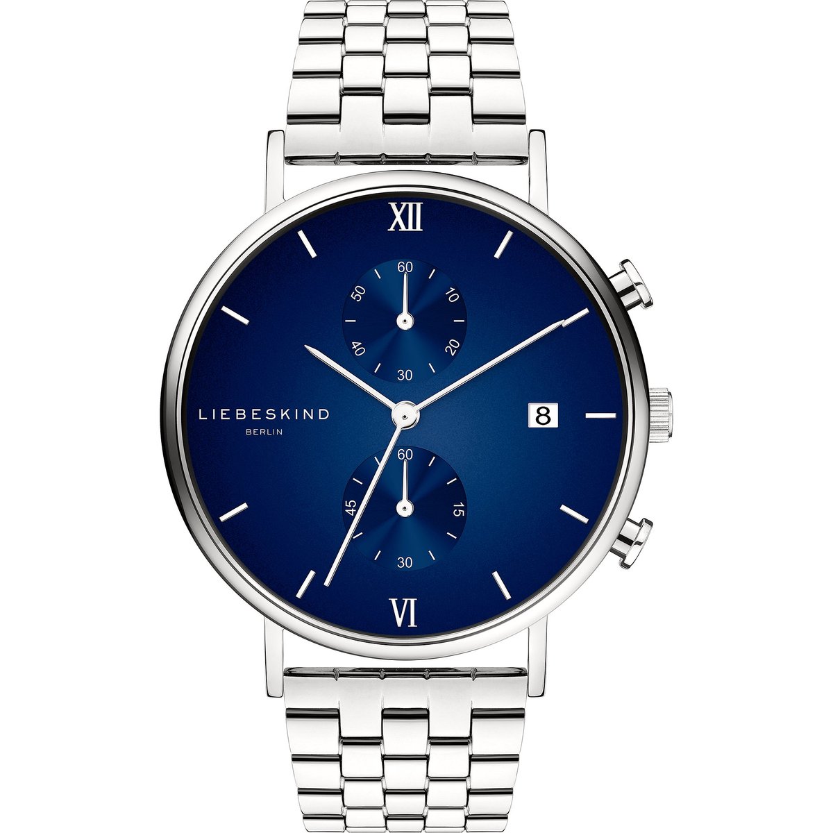 Liebeskind dames horloges quartz analoog One Size Zilver Blauww 32014073