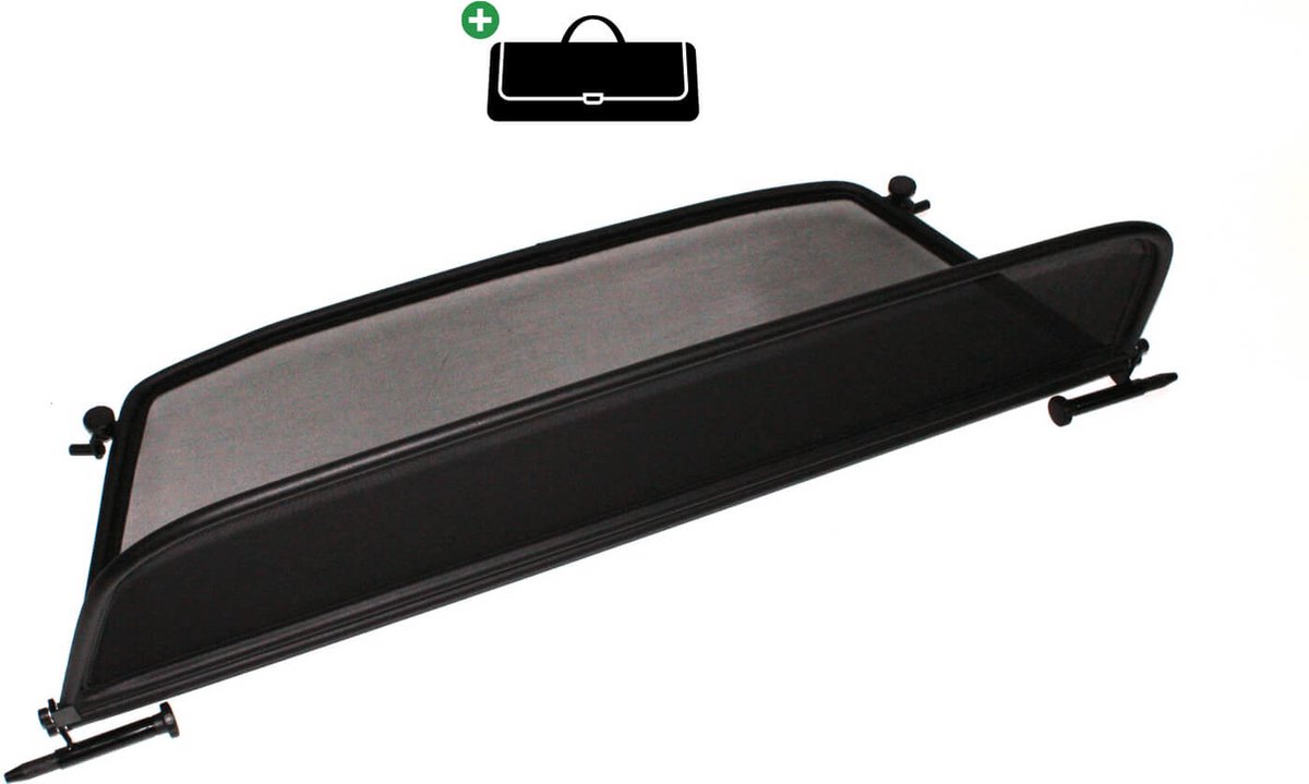 Windscherm BMW 2-Serie F23 | >2014 | incl. luxe opbergtas | Zwart