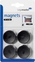 Magneet legamaster 35mm 1000gr zwart | Blister a 4 stuk