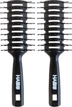2x Haibu Essentials Haarborstel Anti-klit