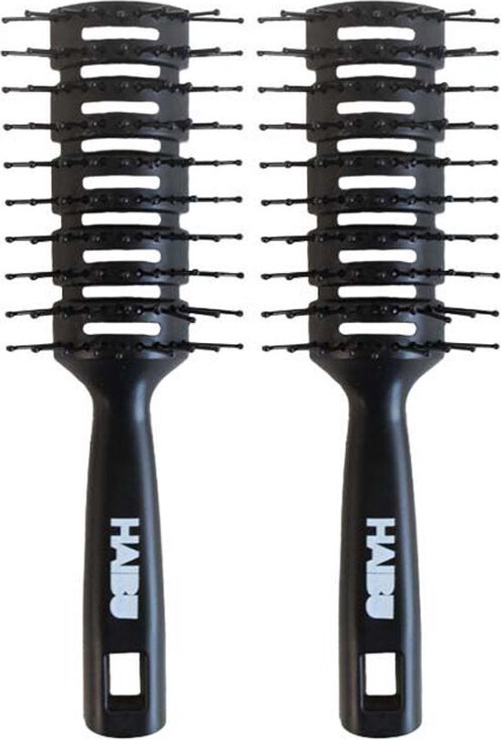 2x Haibu Essentials Haarborstel Anti-klit