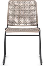 Riviera Maison Tuinstoelen Stapelbaar - Portofino Outdoor Stackable Dining Chair - Naturel Beige