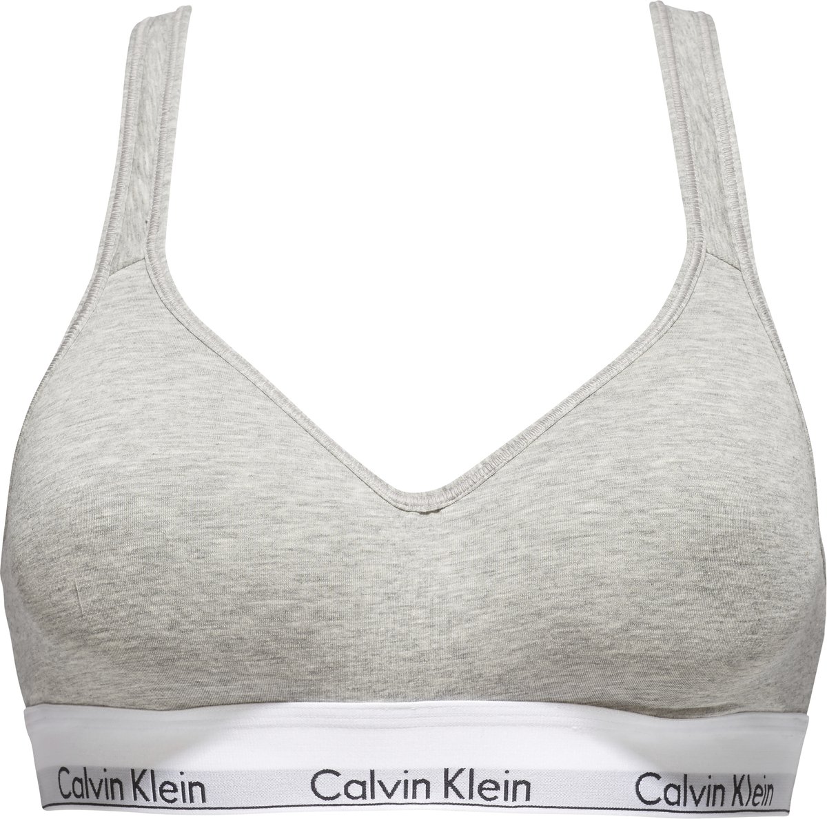 Calvin Klein Modern Cotton Bralette met cup Dames - Grijs