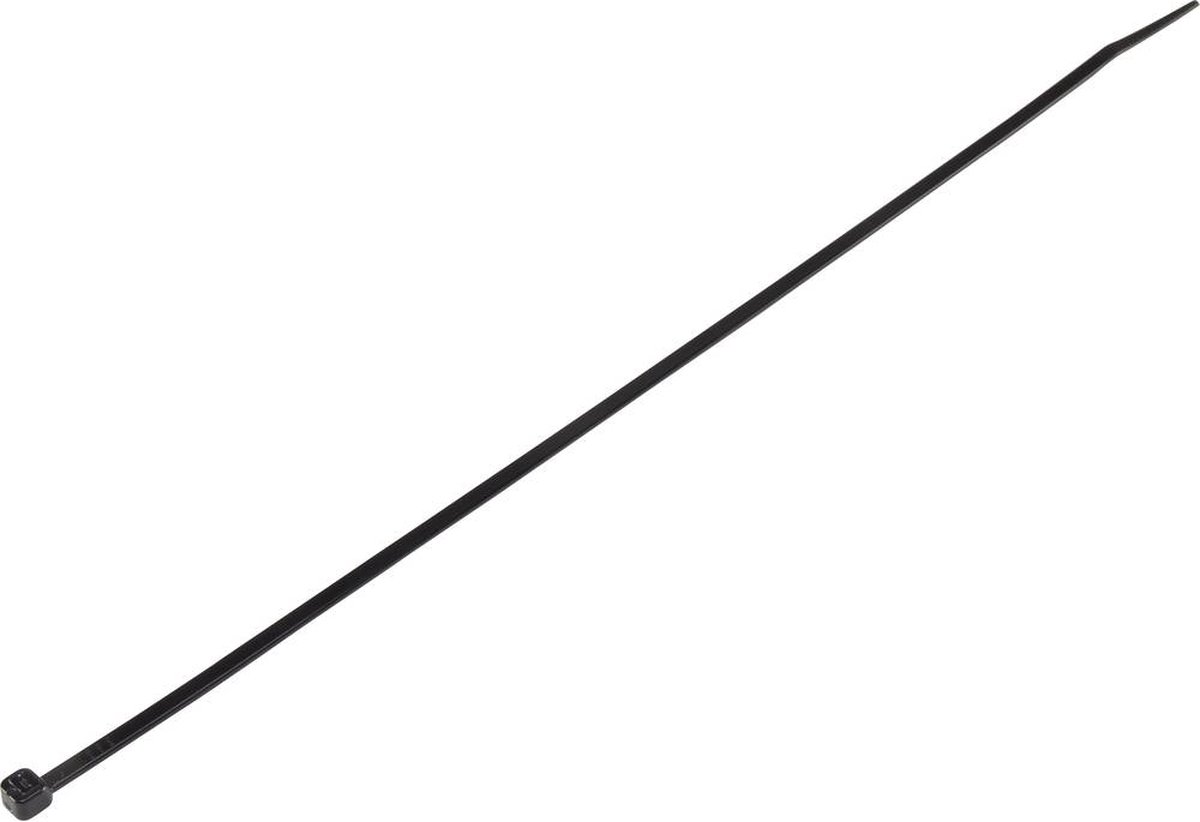 TRU COMPONENTS TC-6645800 Kabelbinder 3.60 mm Zwart Weerstabiel 100 stuk(s)
