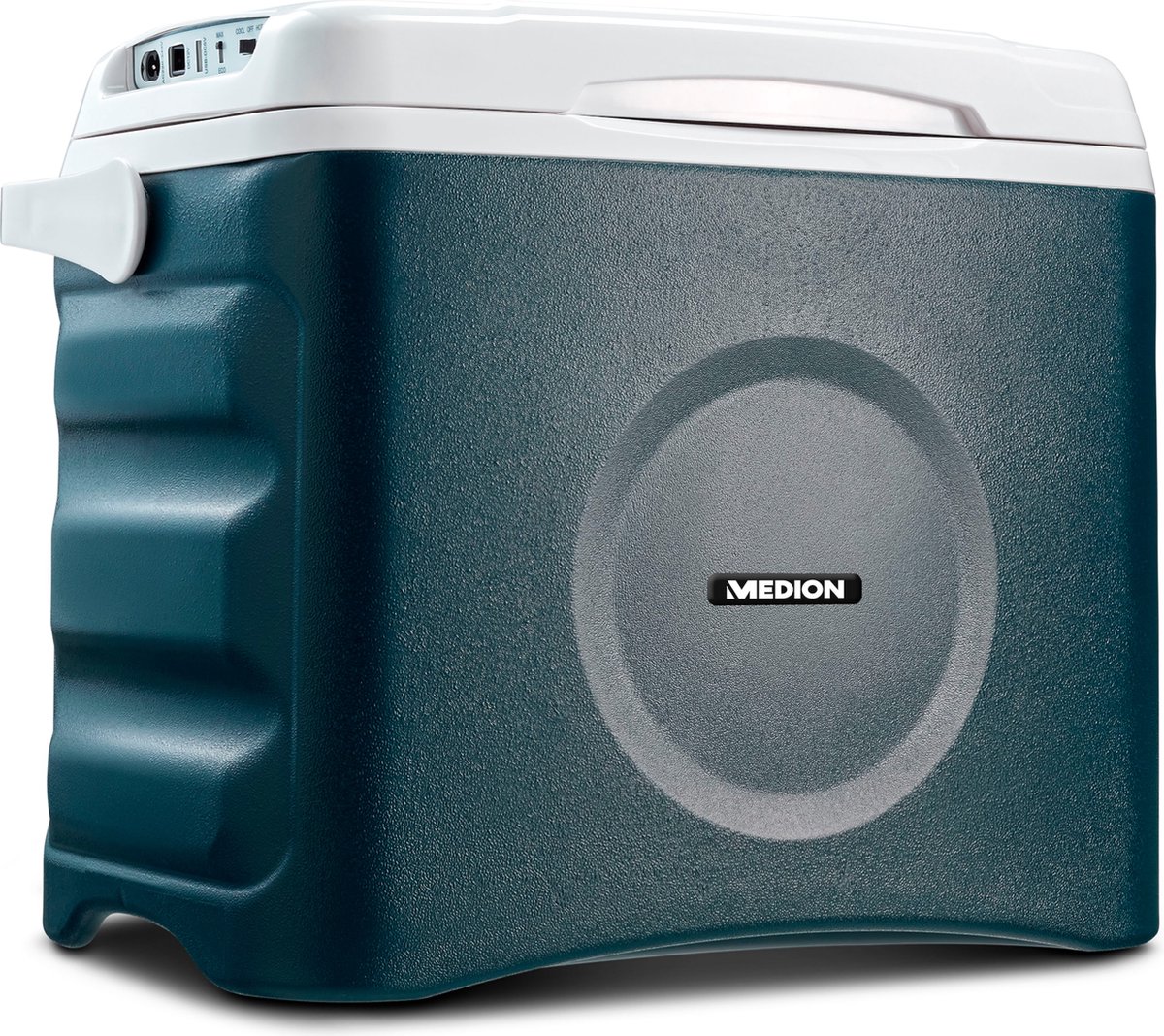 SEVERIN Glacière Électrique 20L - Refroidissement Et Maintien Au Chaud, 12V Et 220V, Parfaite Voiture Et Camping - Vert/Gris KB 2924